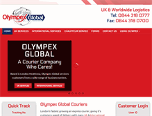 Tablet Screenshot of olympexglobal.com